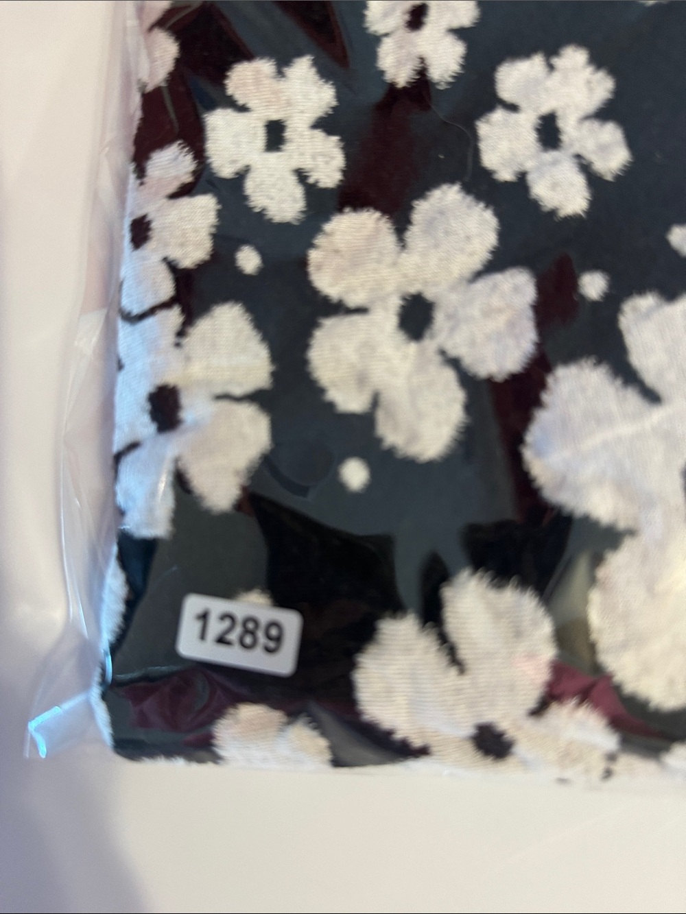 Urban Outfitters Black & White Floral A-Line Mini Skirt - Picture 4 of 4